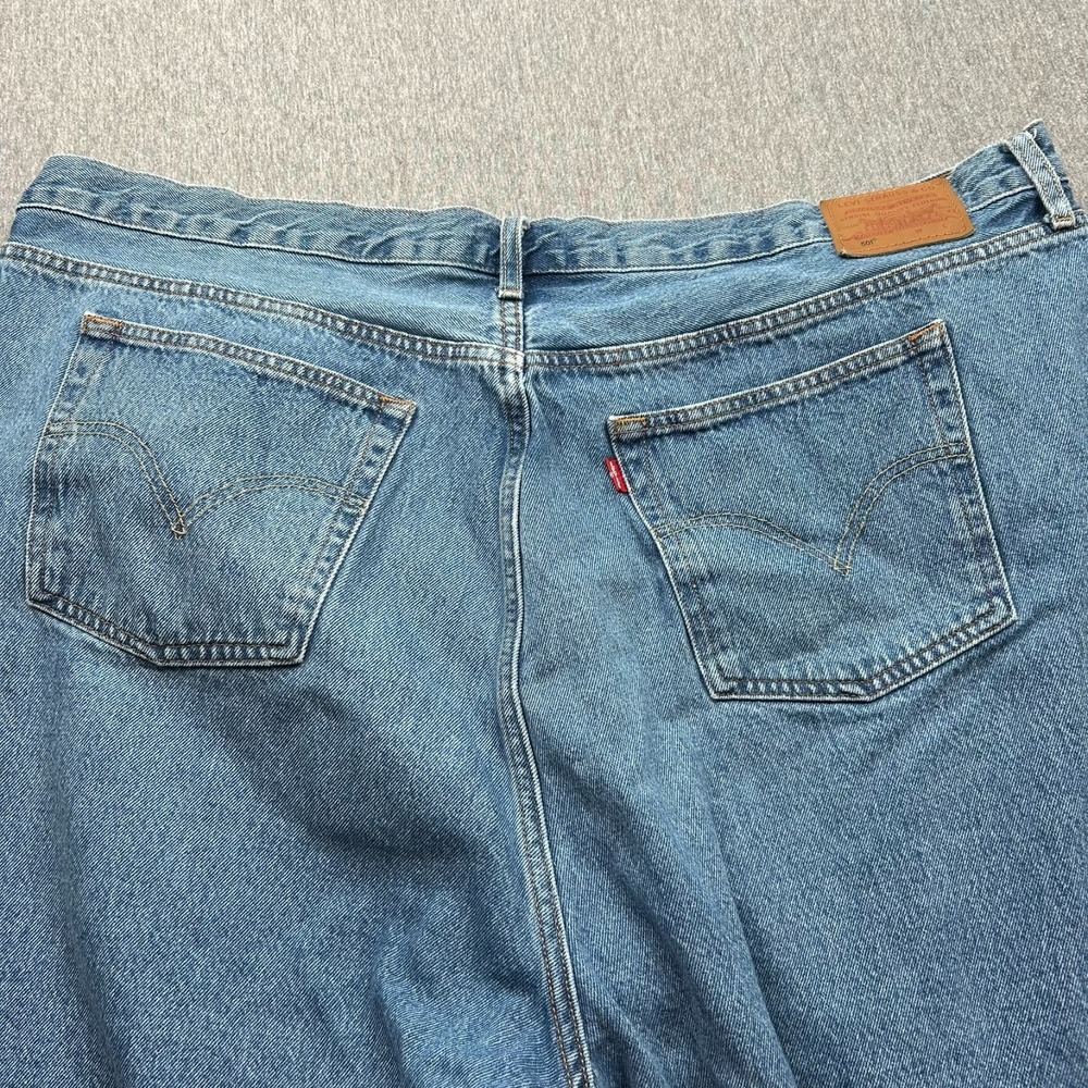 Levi's 501XX Button Fly Jeans Womens 24W (44x26) Straight Leg Medium Wash - Picture 11 of 15
